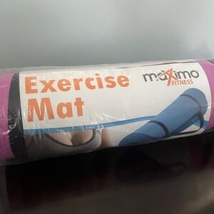 Yoga Maximo Fitness Exercise Mat - Pink and Black